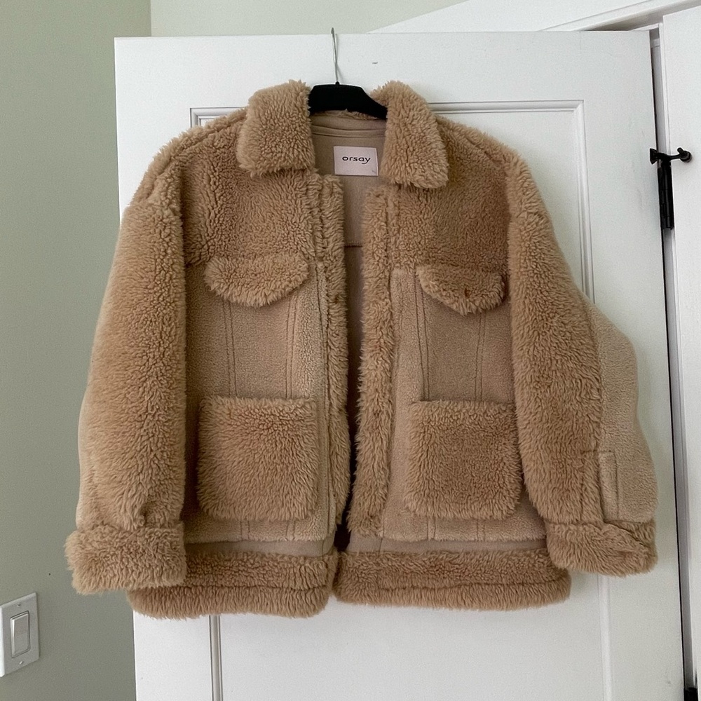 Orsay Tan Teddy Jacket